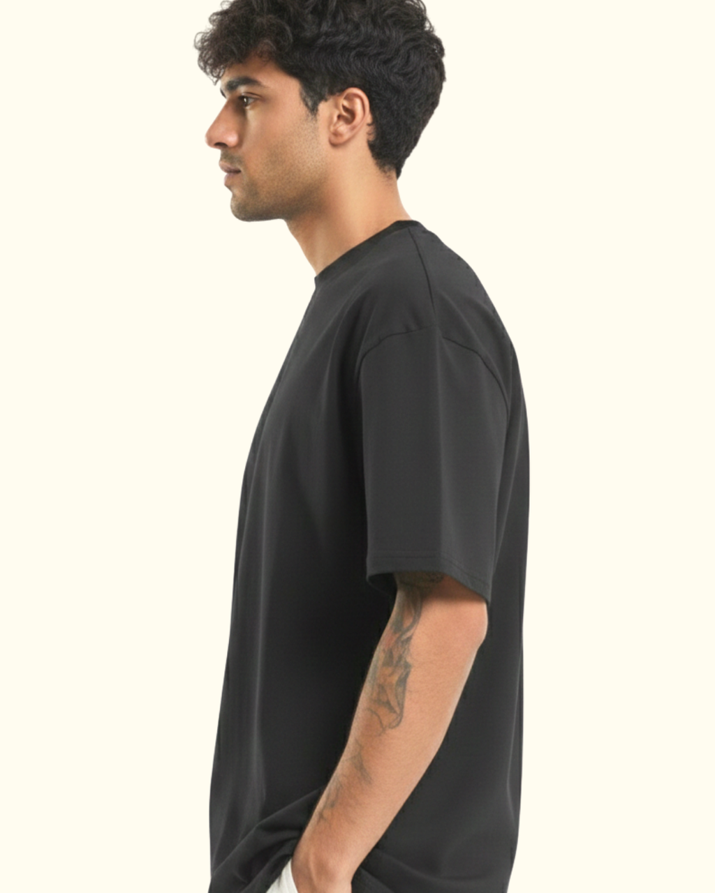 Premium Oversized Unisex T-Shirt (240 GSM) – Pure Cotton Bio-Wash